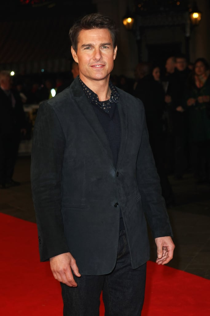 In London, Tom Cruise looked dapper on the red carpet at the world premiere of Jack Reacher in December 2012.