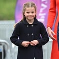 Princess Charlotte Is the Spitting Image of Kate Middleton in Navy With Polka Dots