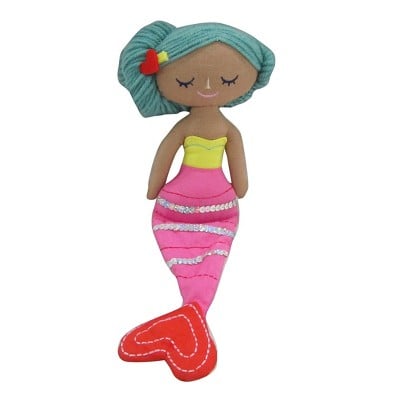 Valentine's Day Plush Mermaid Teal
