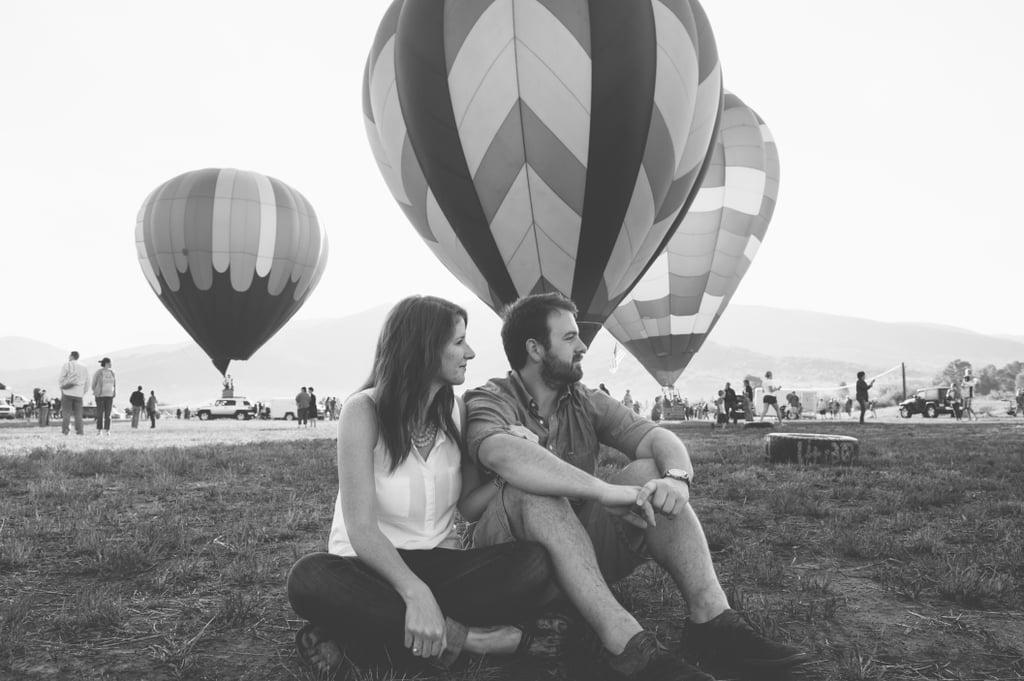 Hot Air Balloon Engagement Pictures