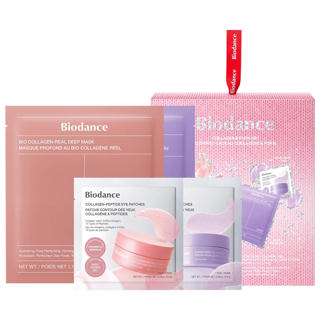 Biodance Collagen & PDRN Hydrogel Bounce Set ($22)
"Whether you have a gift exchange with your bestie or a work Secret Santa with someone you don't know all that well, the Biodance Collagen & PDRN Hydrogel Bounce Set is a great (and affordable) option. With the brand's two best-selling, TikTok-viral hydrogel face masks and eye patches included, you're getting a great deal. Plus, who doesn't love a face mask?"  — Jessica Harrington, Section Lead, Beauty