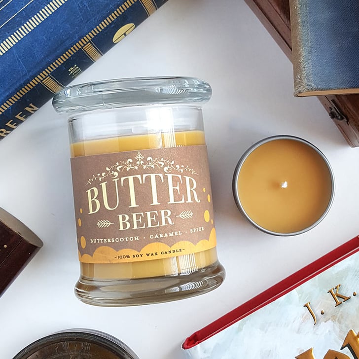 Butterbeer Candle (18) Harry Potter Gifts on Etsy POPSUGAR Love