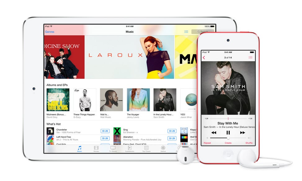 Your music library is in your pocket.