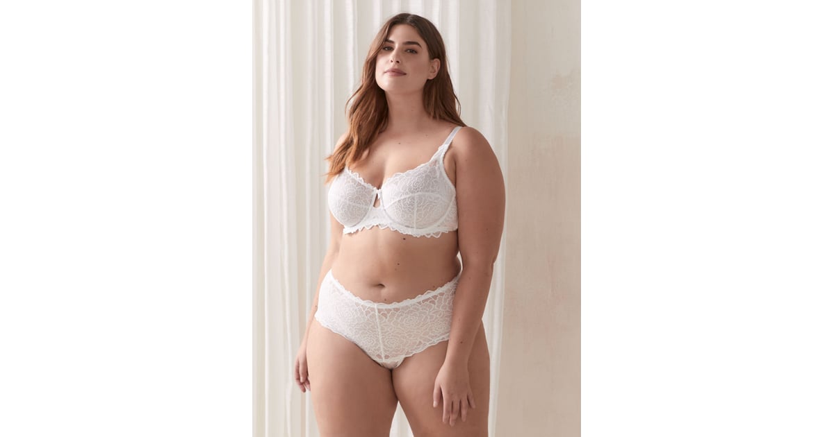 White Unlined Lace Underwire Bra - Déesse Collection