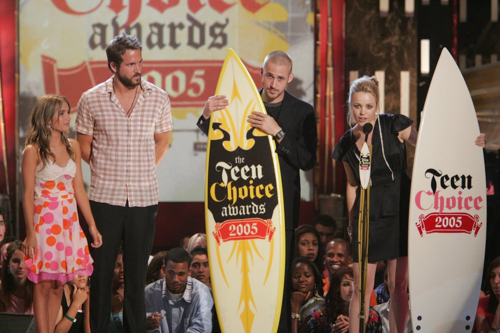 Ryan Gosling and Ryan Reynolds at Teen Choice Awards 2005