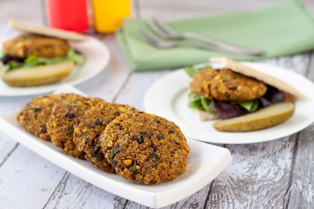 Indian-Spiced Veggie Burgers