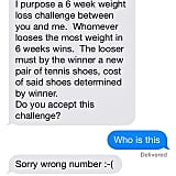 "Do you accept this challenge?"