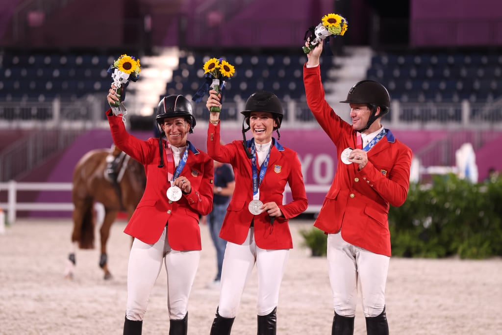 Jessica Springsteen, Laura Kraut, and McLain Ward Equestrian Team