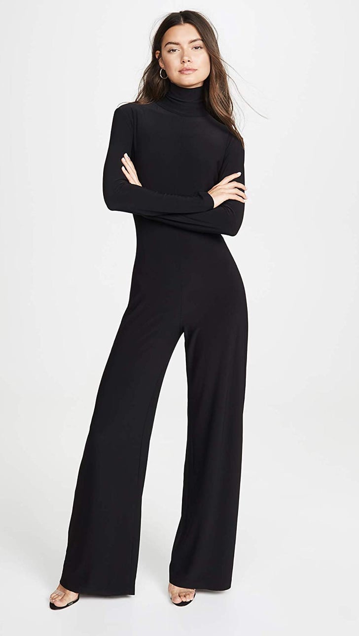 Norma Kamali Long Sleeve Turtleneck Jumpsuit Best Jumpsuits on Amazon