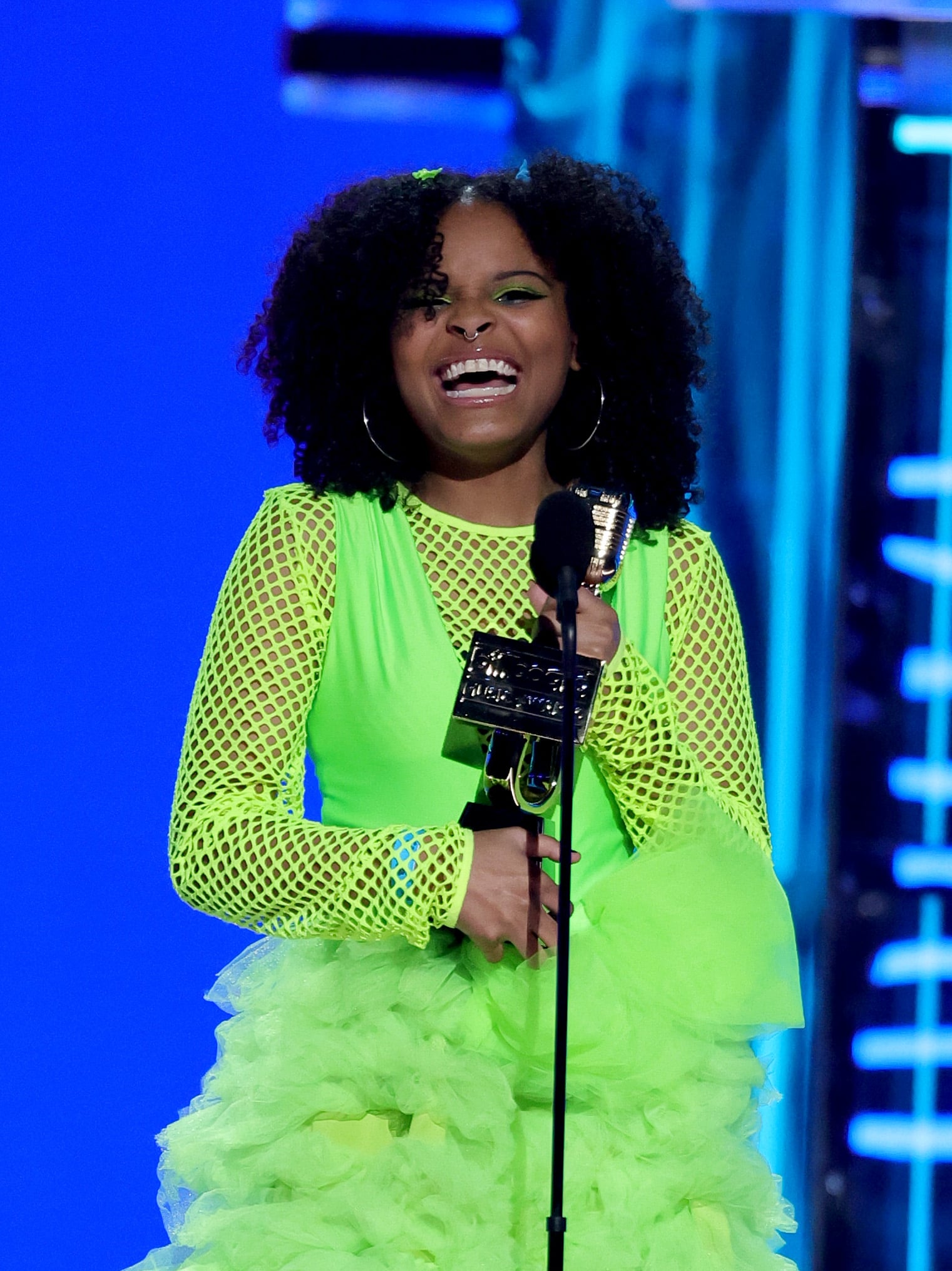 LAS VEGAS, NEVADA - MAY 15: Honouree Mari Copeny accepts the Changemaker Award onstage during the 2022 Billboard Music Awards at MGM Grand Garden Arena on May 15, 2022 in Las Vegas, Nevada. (Photo by Ethan Miller/Getty Images)