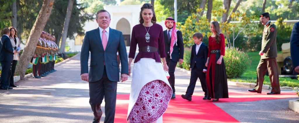 Queen Rania's Independence Day Dress 2016