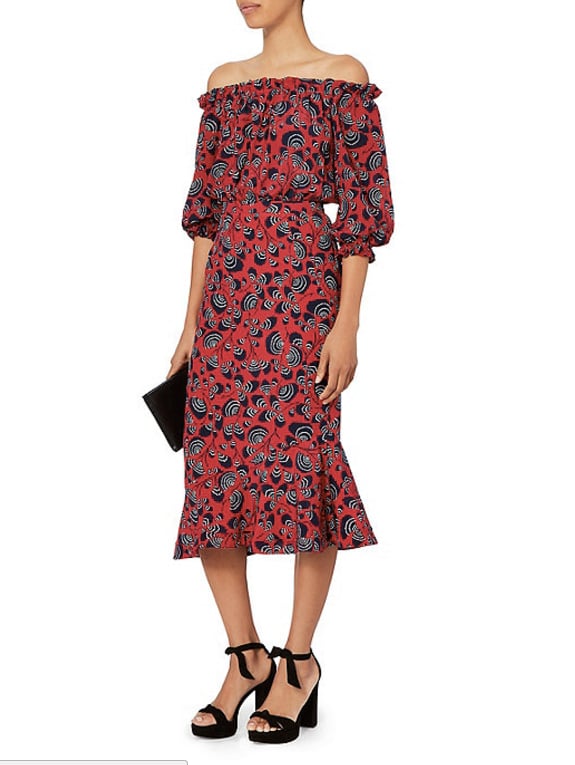 Saloni Grace Off-The-Shoulder Dress 