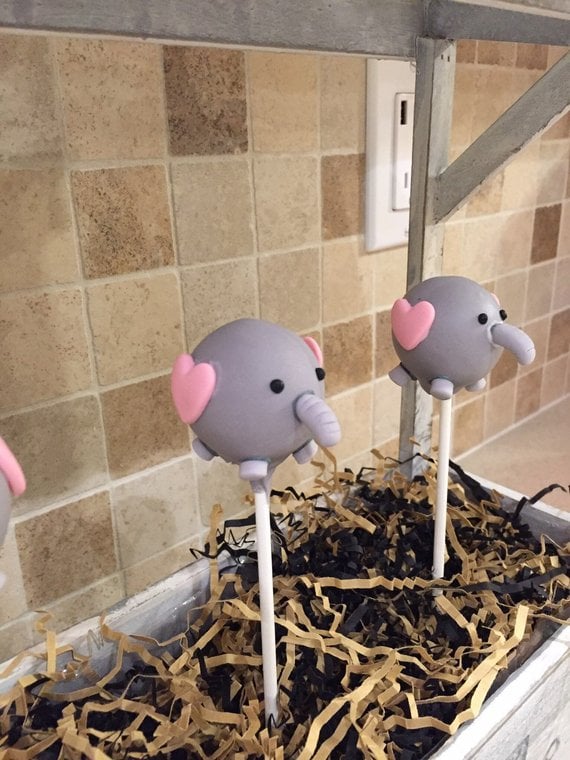 Elephant Cake Pops