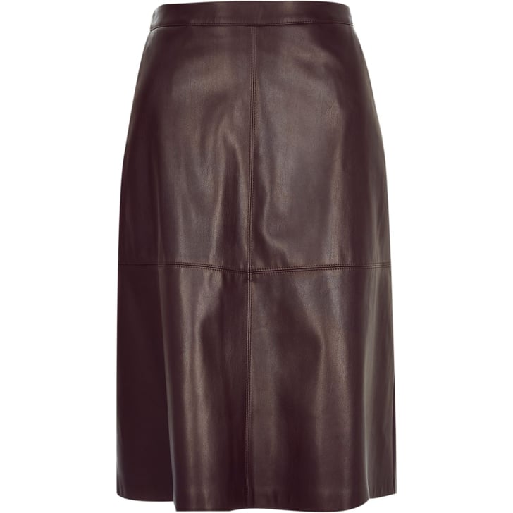 River Island Dark Midi Skirt ($64) | Olivia Palermo's Fall Outfits ...