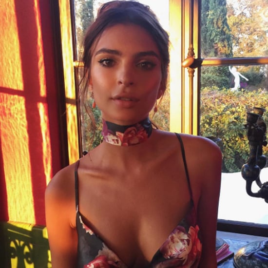 Emily Ratajkowski Floral Dress Instagram June 2016 | POPSUGAR ...