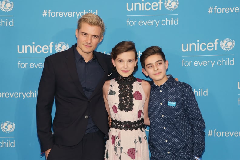 Attending UNICEF's 70th Anniversary Event With Orlando Bloom in 2016