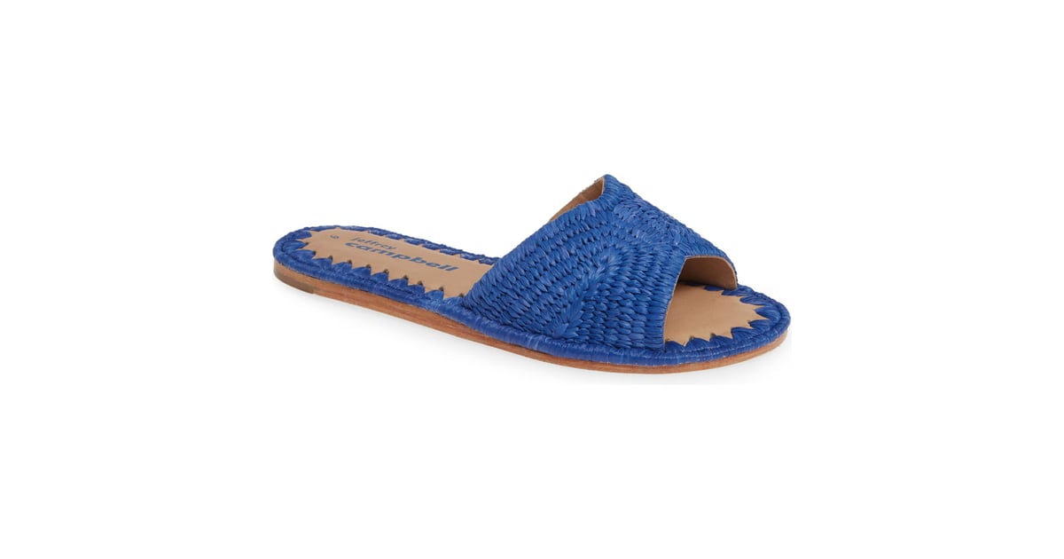 Jeffrey Campbell Dane Raffia Slide Sandals | New Summer Sandals From ...