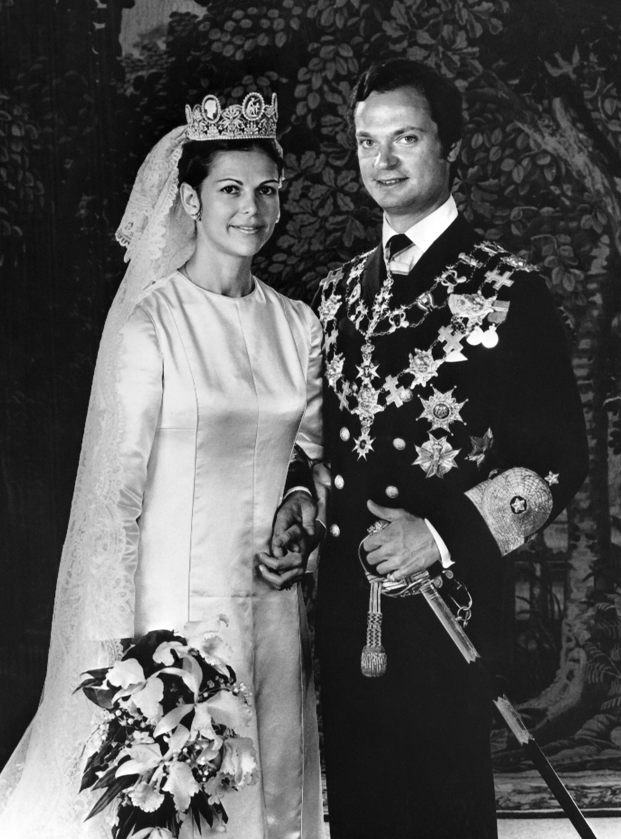King carl xvi gustaf and silvia sommerlath the bride silvia your