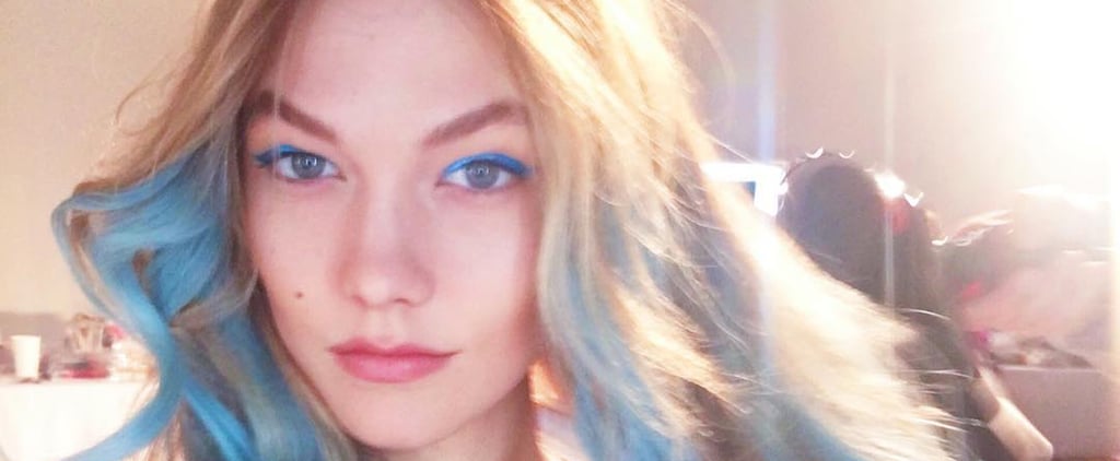 Karlie Kloss With Blue Hair | Spring 2016