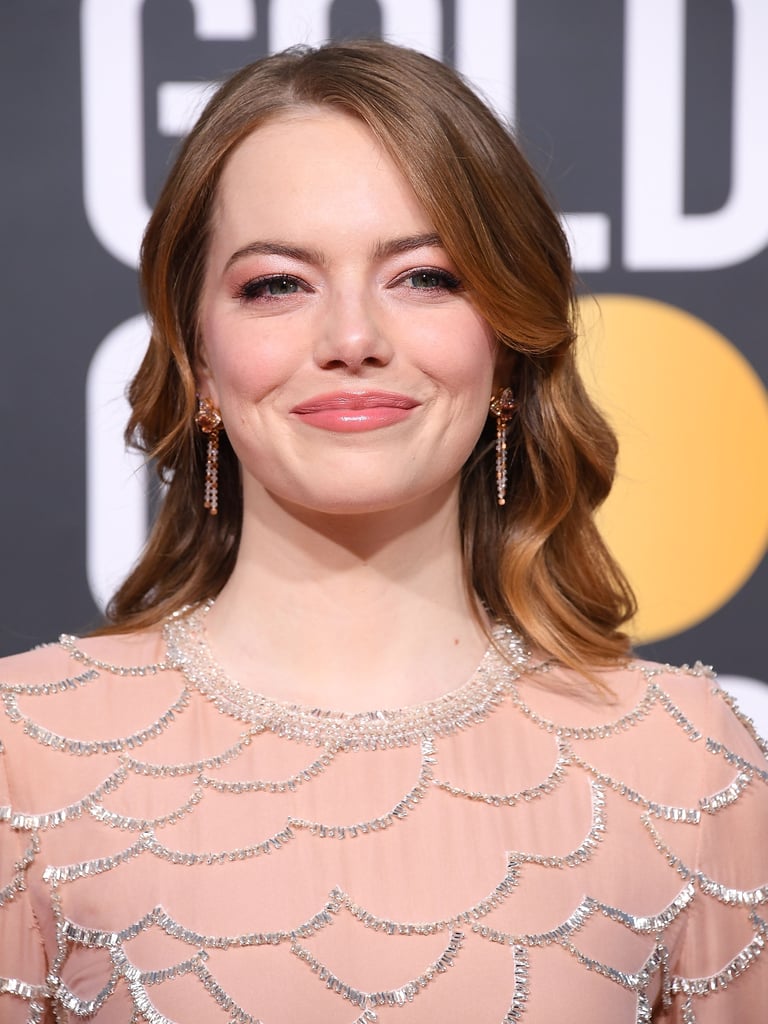 Emma Stone's Hair at 2019 Golden Globes