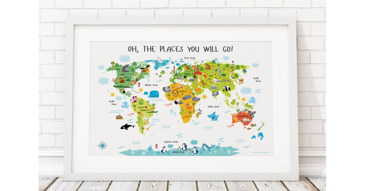 Oh, The Places You'll Go Map | Etsy Gifts For Kids | POPSUGAR Family Photo 4