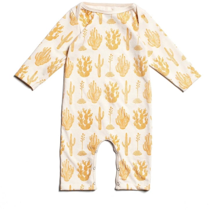 Winter Water Factory Yellow Cactus Romper