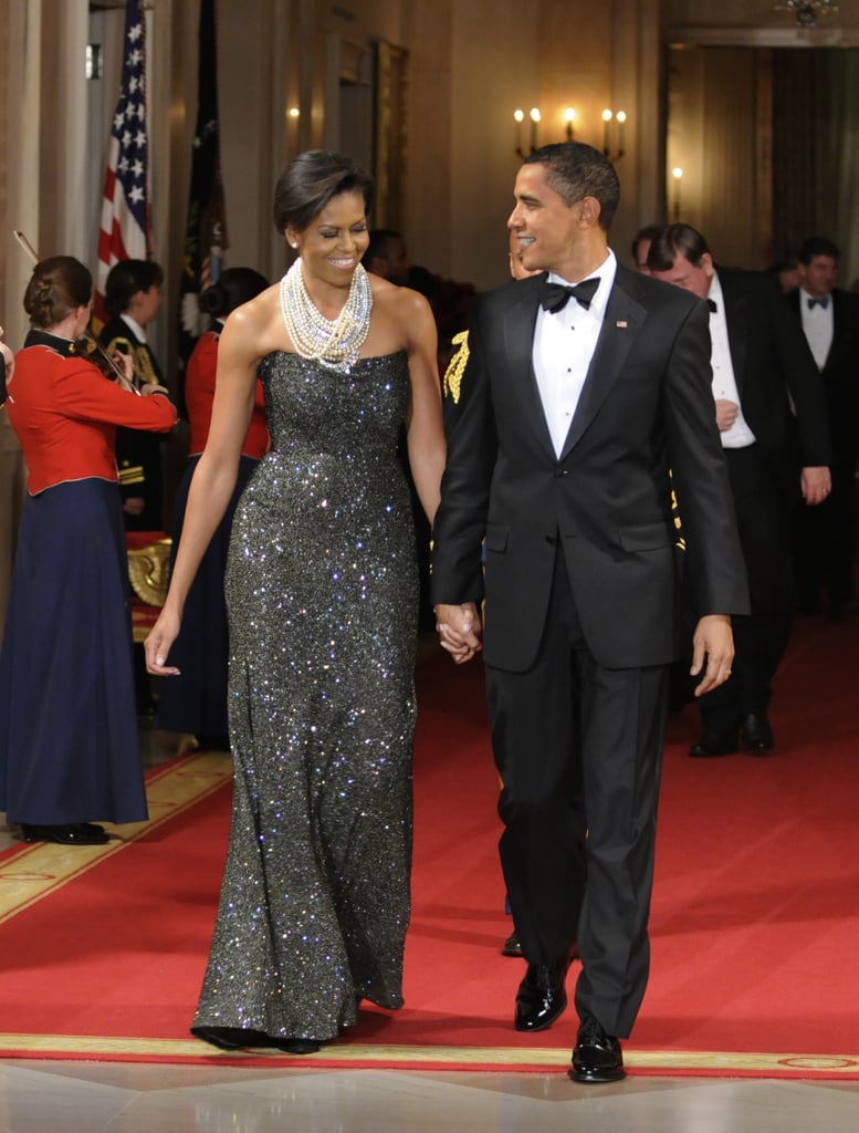 President Obama And First Lady Michelle Obama Looked Sharp During A 9700