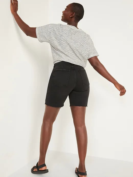 Old navy black shop denim shorts