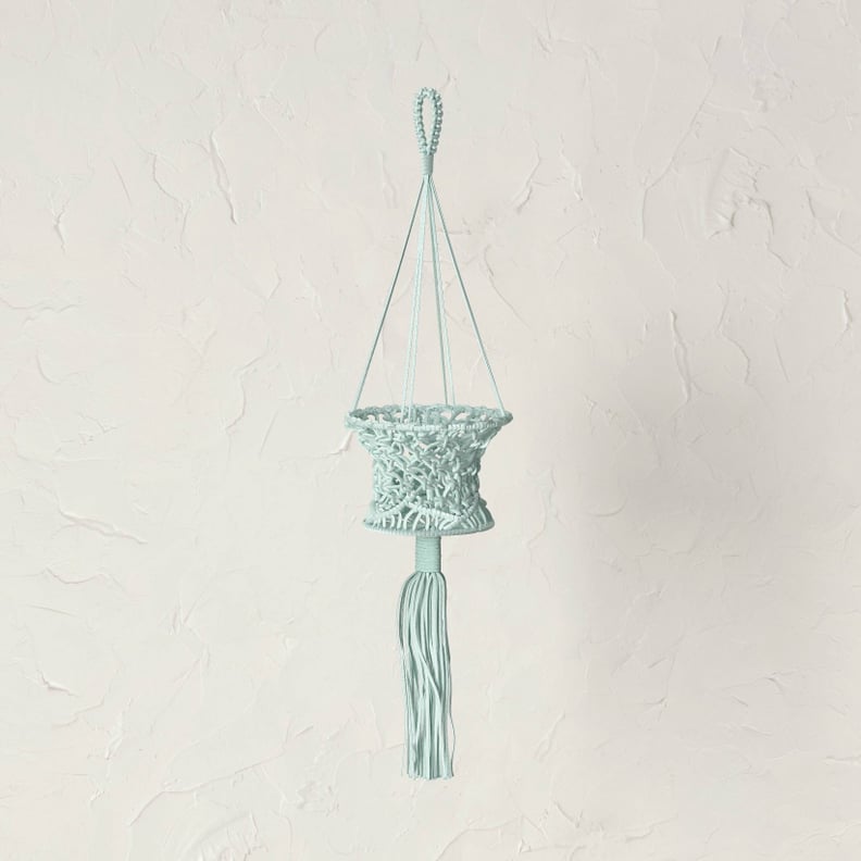 A Hanging Planter: Opalhouse x Jungalow Hanging Macramé Basket Planter Holder