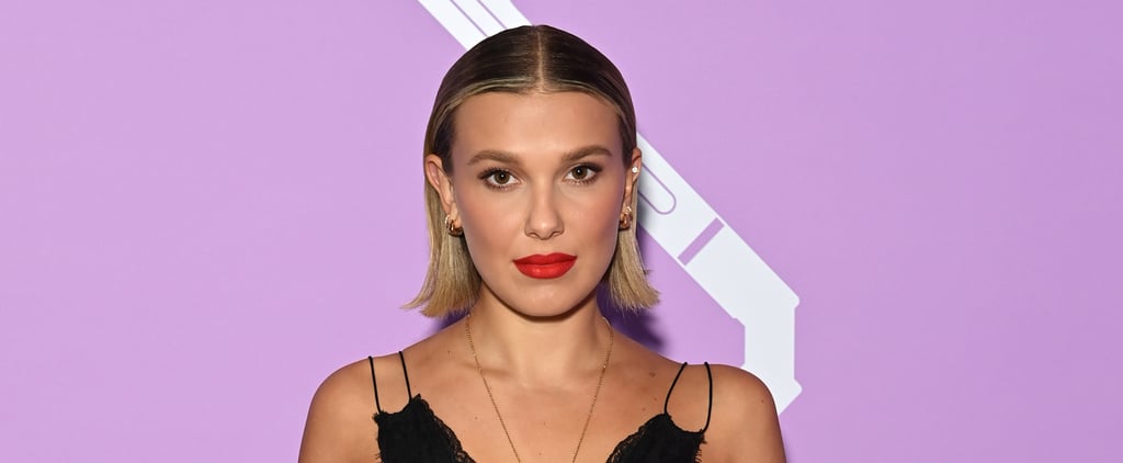 Millie Bobby Brown's Swirl French Manicure