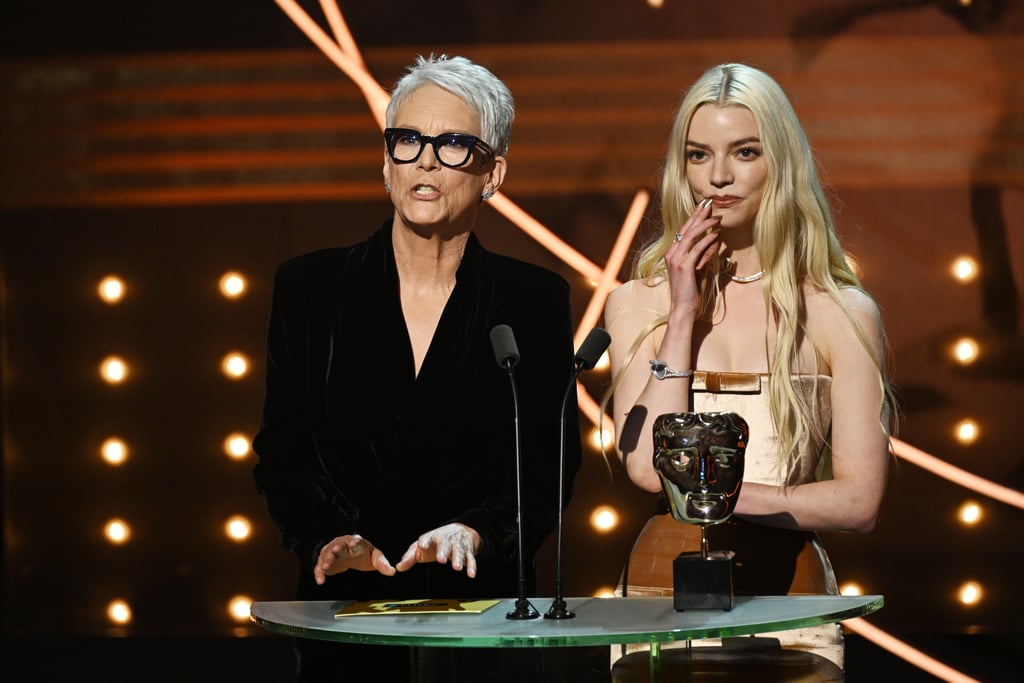 Anya Taylor-Joy's Liquid Bronze Mani at the 2023 BAFTAs