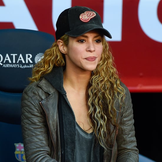 Shakira Cheers On Gerard Pique With Milan and Sasha