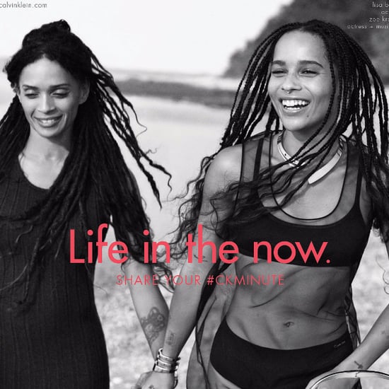 Zoe Kravitz and Lisa Bonet's Calvin Klein Campaign