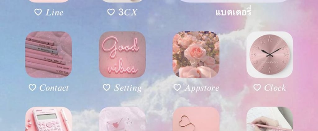 Pastel-Aesthetic iOS 14 Home Screen Ideas