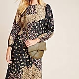 jacquin embroidered midi dress