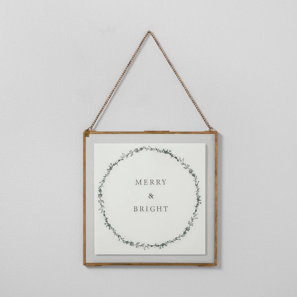 12"x12" Merry and Bright Framed Wall Art ($17)