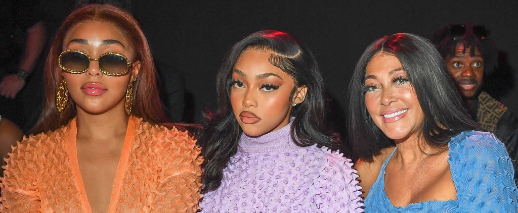 Jordyn Woods Twins With Her Mom and Sister at Fashion Week