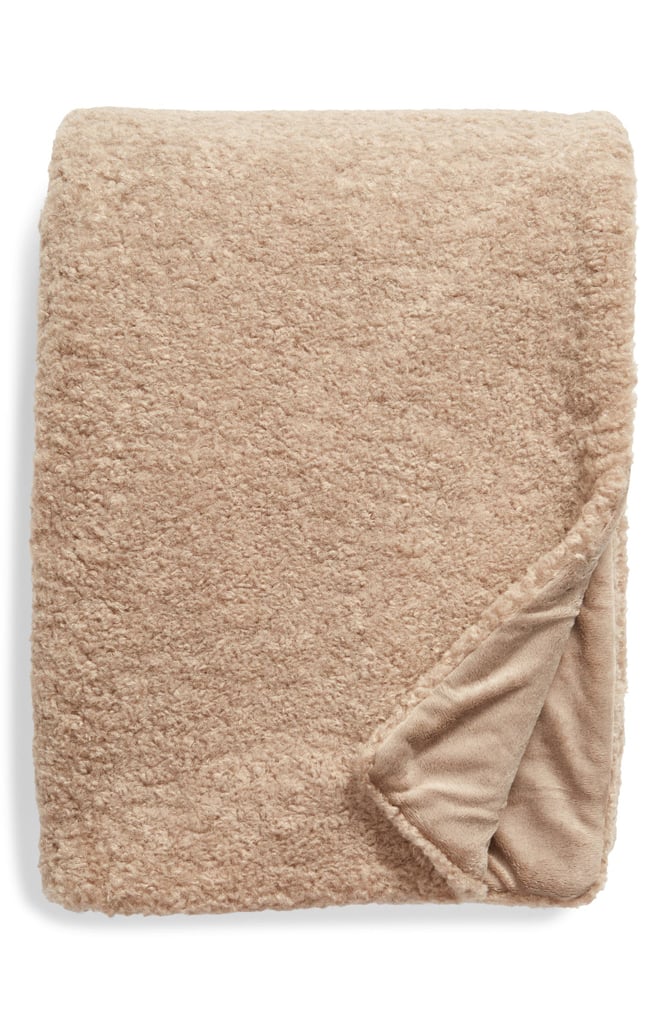 Nordstrom Teddy Faux Fur Oversize Throw Blanket