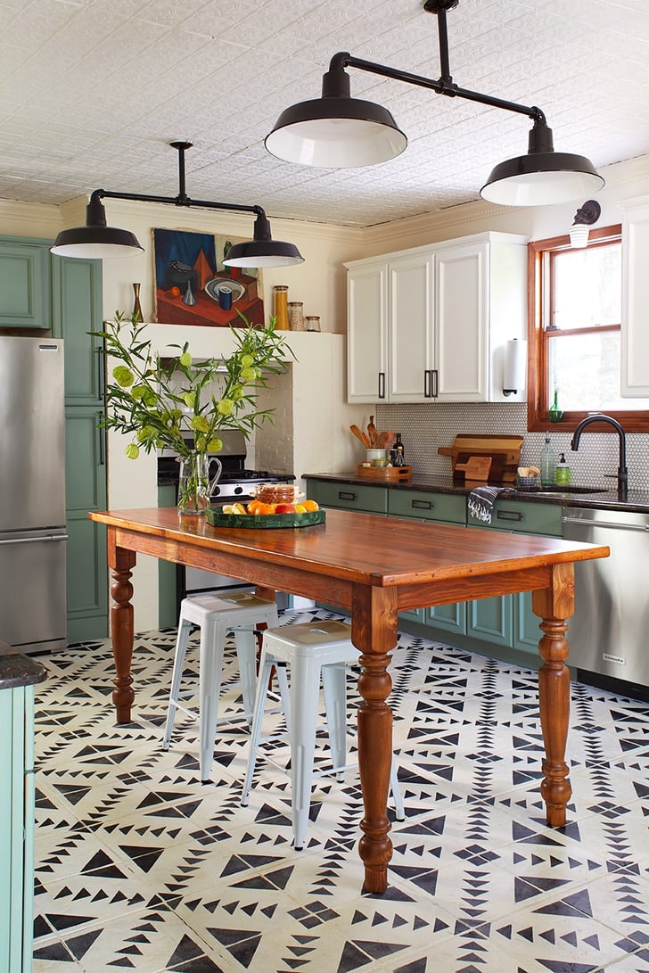 Chalk Paint Kitchen Makeover | POPSUGAR Family