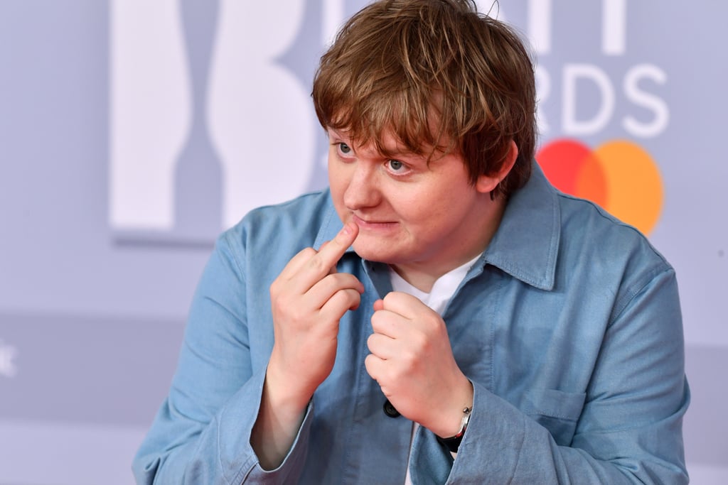 Lewis Capaldi on the 2020 BRIT Awards Red Carpet