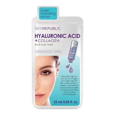 Skin Republic Hyaluronic Acid and Collagen Face Mask