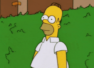 When your family publicly asks about your love life, you want to be the Homer GIF.