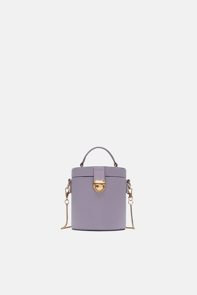 Zara Crossbody Bag With Top Handle | Kate Middleton Purple Bag From ...