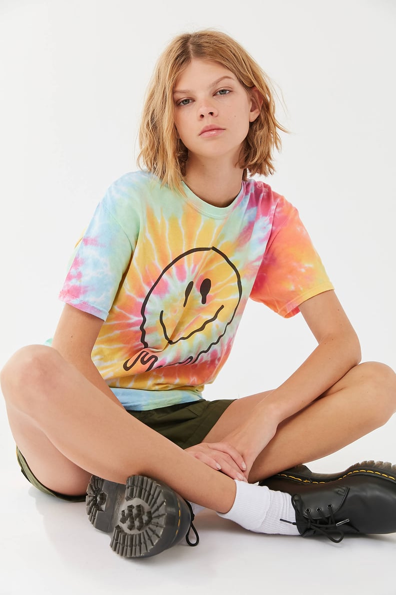 Melting Smiley Tie-Dye Tee