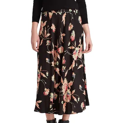 Floral Midi Skirt