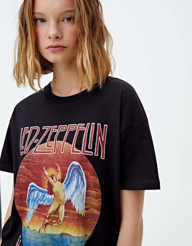 Pull&Bear Led Zeppelin US Tour 1975 T-Shirt