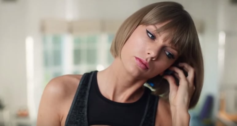 Taylor Swift's Sports Bra in Apple Commerical