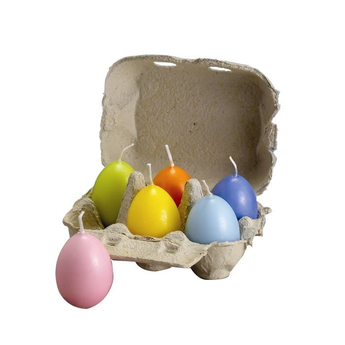 Pastel Egg Candle