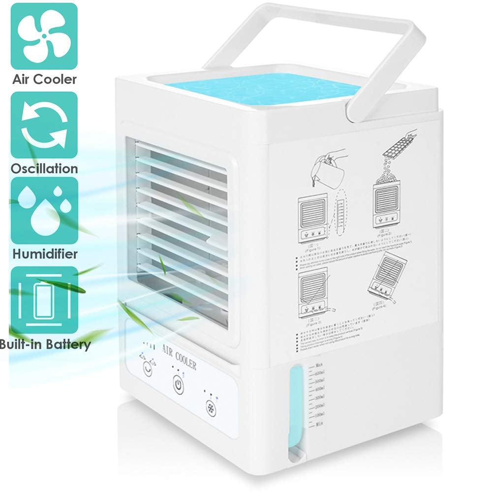 battery operated portable air cooler