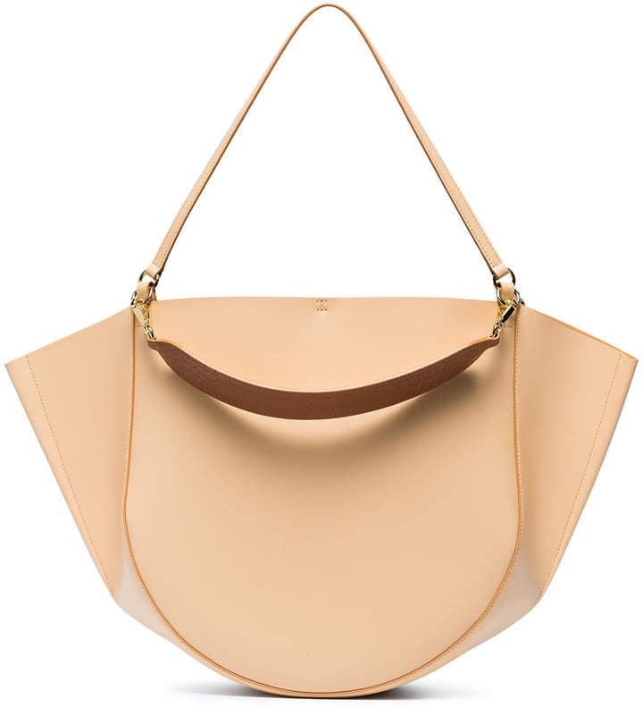 Wandler Beige Mia Leather Tote Bag